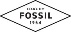 Mood board reference — Fossil diamond-shaped wordmark reading 'Issue No Fossil 1954'